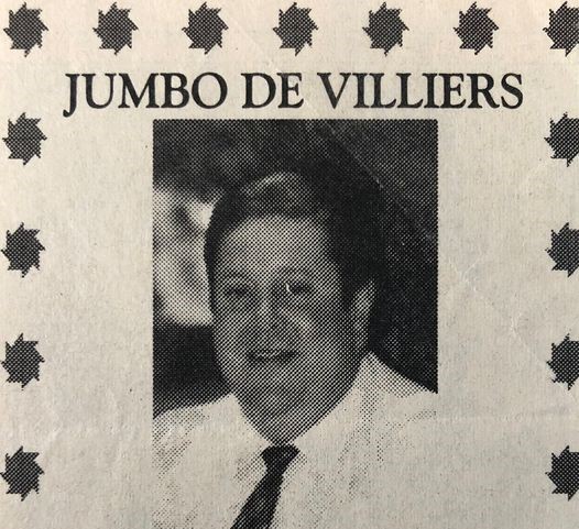 Mr Adriaan "Jumbo" de Villiers