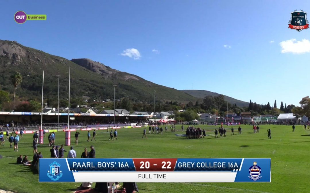 Paarl Boys High (u16A) vs Grey College (u16A)